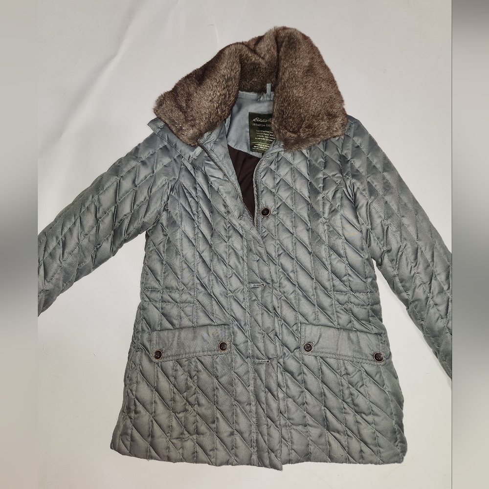 eddie bauer premium goose down size small